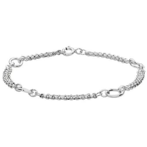 Silver Ladies' Fancy Bracelet 5.3g